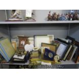 A large selection of various photograph frames
