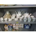 A Royal Albert Haworth pattern part tea and coffee service