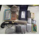 Mixed lighters to include a cased Ronson electronic and others