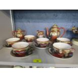 An early to mid 20th century Japanese teaset