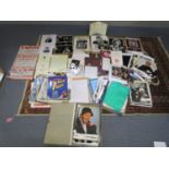 Film, television and theatre interest - a collection of signed and unsigned photographs, theatre