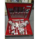 An Oneida stainless steel canteen of cutlery
