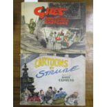 A post war Giles Daily Express and Sunday Express cartoon annual dated 1946 and a Cartoons by Strube