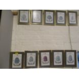 Ten framed and glazed prints depicting a silver birch tree for the Queen