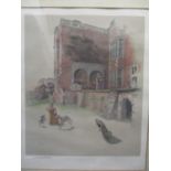 A signed Cecil Aldin print with Fine Art Trade Guild stamp