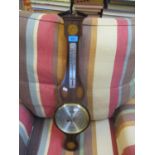 A reproduction Comitti, London mahogany barometer