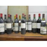 Thirteen bottles to include two bottles of Geisweller Mersault 1989, two bottles of Chateau Meynieu,