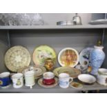 A quantity of Royal Worcester painted pictorial plates and others, mixed Royal Worcester