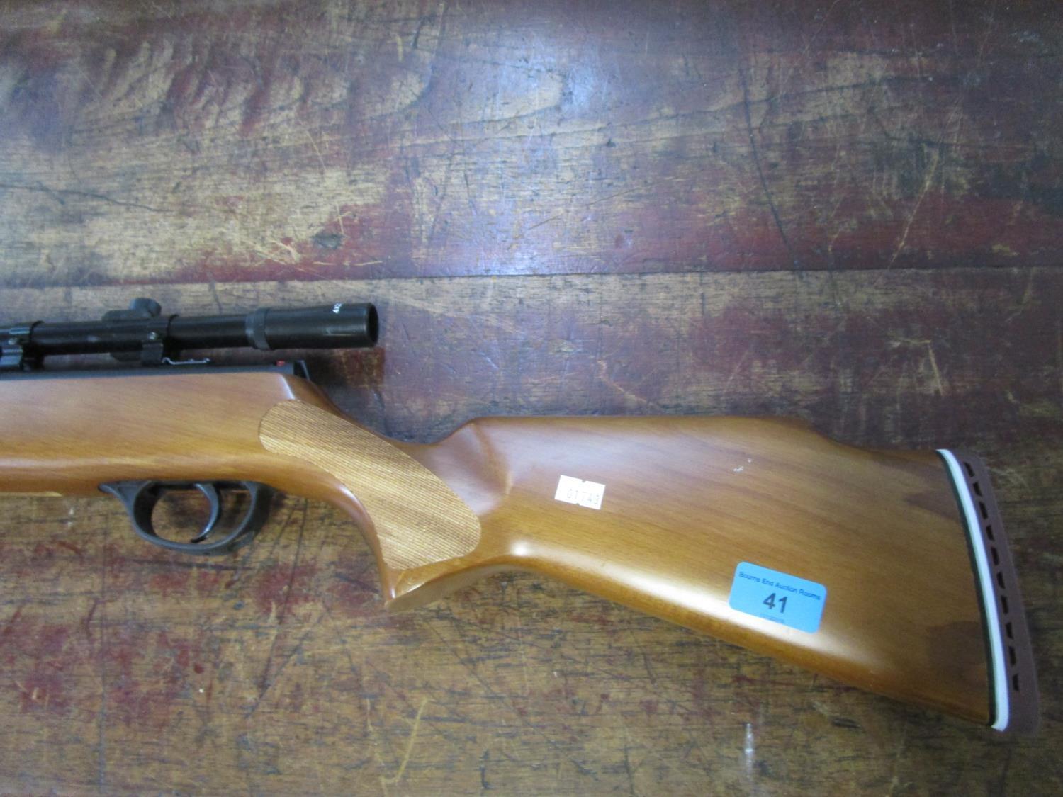 An Edgar Brothers Breaker 900 x Hatsan air rifle with sight and a tin of pellets - Image 3 of 7