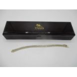 A Tivon 18ct yellow gold bracelet set with diamonds, approximately 2 1/2ct