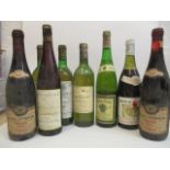 Eight bottles to include two Bodega Montecillo, white Rioja, Vina Cumbero 1982, Nederburg, Paarl,