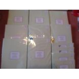 A quantity of brand new Belledorm green cotton bedding, in packaging