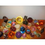 A quantity of approximately twenty paperweights to include Caithness, Selkirk and Millefleurie