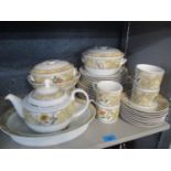 A Royal Worcester Country Garden part dinner/tea service