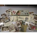 Postcards, birthday cards, photographs and printed ephemera to include Senior Service Dogs series,