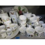 Portmerion Ponona and Botanic Garden kitchen and table ware, together with an Aynsley Cottage Garden