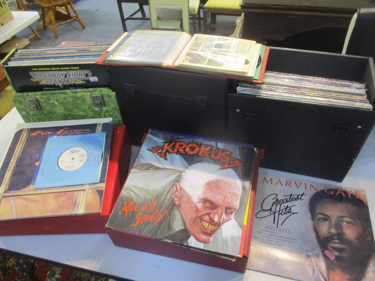 Mixed records to include Marvin Gaye, Van Halen and others