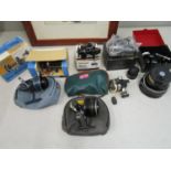 An Intrepid Black Prince fishing reel,boxed, a Mitchell 300 reel boxed, Automatic 275 reel,