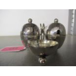 A silver cruet set in the form of acorns, total weight 88.5g