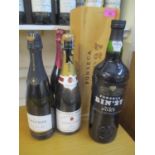 Mixed alcohol to include two bottles of Chardonnay, Jacobs Creek, sparkling Shiraz Jacob Creek, a