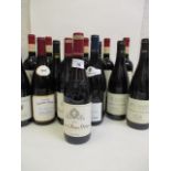 Sixteen mixed bottles to include Cotes Du Rhone and Ribera Del Duero