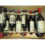 Eight bottles of Chateau Gazin Pomerol 1982