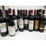 A selection of twenty four bottles of mixed reds to include Bordeaux, Bandol 2013