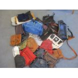 A quantity of ladies hand and shoulder bags, mainly leather, to include Stone, Lloyd Baker, Hoder