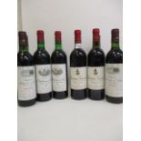 Eight bottles to include four bottles of Chateau Patache d'Aux Medoc, two bottles of Chateau