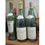 Six bottles to include a bottle of Tignanello, Antinori 1983, two bottles of Moulin A Vent,