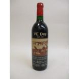 A bottle of 1993 Buzet celebrating VE Day 1945-1995