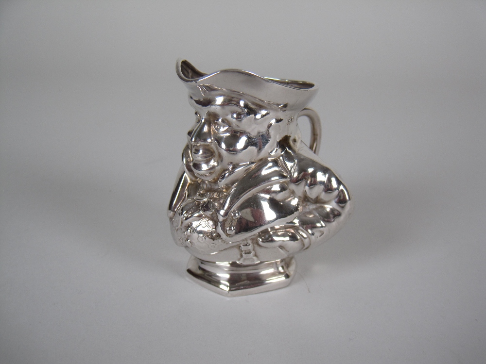 An Edward VII small silver Toby Jug, Birmingham 1906 - Image 2 of 2