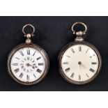 An early Victorian silver pair cased Pocket Watch by Bridges, London, No. 38367 fusee movement,