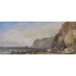 EDWIN AARON PENLEY (active 1853-1890) Newhavenwatercolour heightened with white9 x 20 in (22.8 x