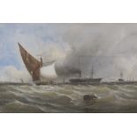 CHARLES TAYLOR (fl 1841-1883)Sail and Steamsigned 'Charles Taylor' (lower left)watercolour with