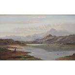 CHARLES LESLIE (1839-1886)A Highland Loch Landscapeindistinctly signed and dated 1875 (lower left)