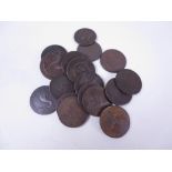 A collection of 18th/19th Century Half Penny Trade Tokens to include 1810 Gibraltar Two quartos,