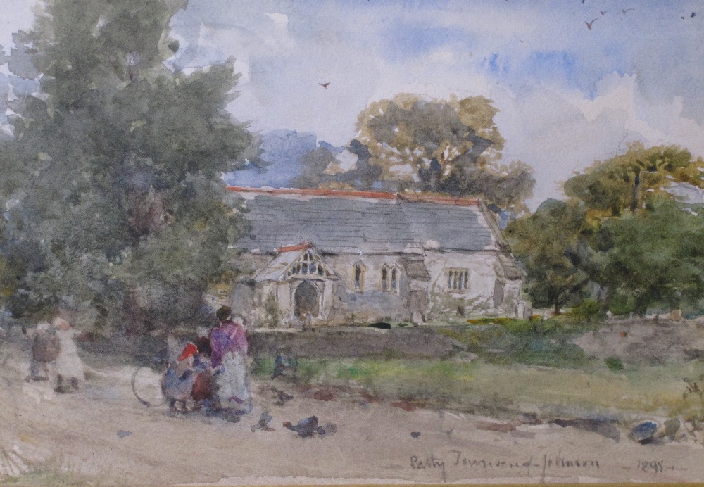 PATTY TOWNSEND JOHNSON (1845-1907)Mostyn Church, North Walessigned and dated 'Patty Townsend