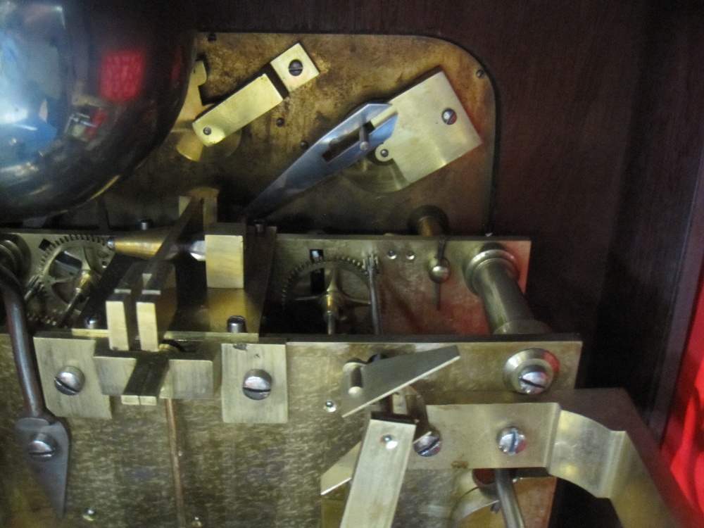 A 19th Century Bracket Clock having three train fusee striking and chiming movement, engraved - Image 8 of 18