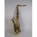 A French Selmer Tenor Saxophone Model Reference 36 with Lawton 6 star mouthpiece in a Hiscox Case