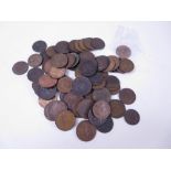 George III - George IV Farthings, to include a good selection of 19th Century copper types and 4 x