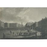 AFTER EDWARD DAYES (1763-1804) View of Grosvenor Square, aquatinted by R. Dodd, published 1789 by R.