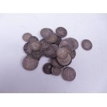 George IV - Edward VII Maundy odds, and small silver, Four Pences 1727, 1729, 1735, 1829, 1870 and