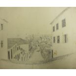 A Traveller's Album containing pencil drawings, principally depicting landscapes of Madeira, and