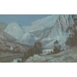 ALBERT MOULTON FOWERAKER (1873-1942)A mountain Landscape, Spainsigned 'A.M. Foweraker' (lower
