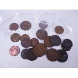 George IV - Victoria, copper type Pennies and Half Pennies to include some higher grade examples,