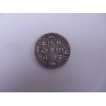 Scotland, Charles II 1682 Thistle Dollar, digs and countermark to obverse