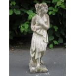 A Garden Figure of a classical Maiden, 2ft 8in H