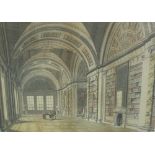 AFTER THOMAS MALTON (1748-1804)Sir Christopher Sykes in the Library at Sledmere Hall,