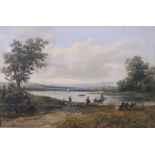 ALFRED VICKERS (1786-1868)On the River Orwell; and A View in Essexoil on canvas8 1/4 x 12 1/2 in;